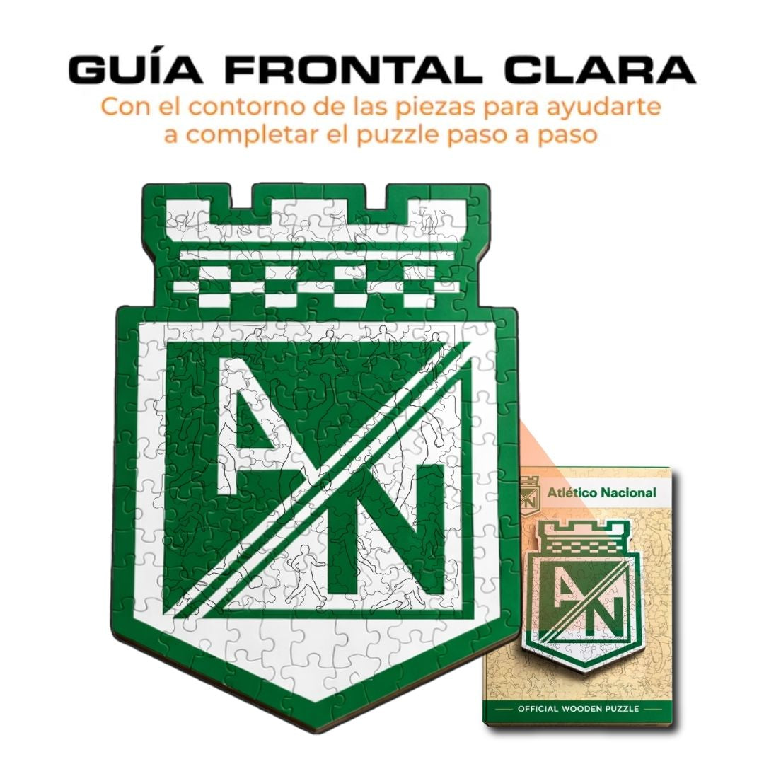 Atlético Nacional- Rompecabezas de Madera