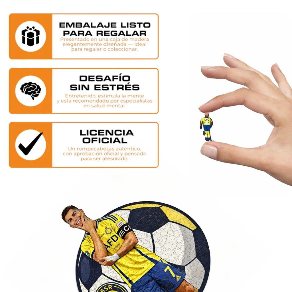 CR7- Rompecabezas de Madera