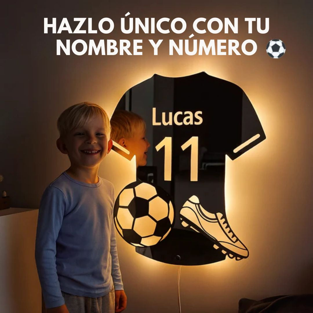 Lámina LED| En Forma De Camiseta Personalizada Tipo Espejo