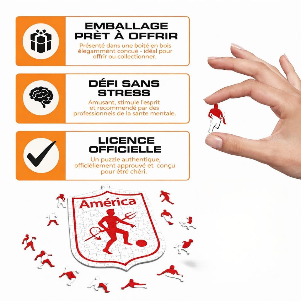 América de Cali- Rompecabezas de Madera