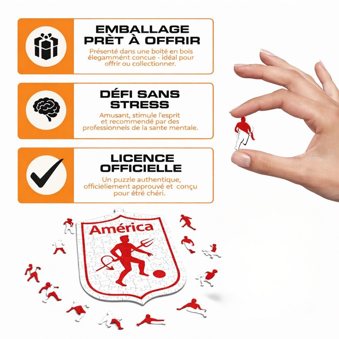 América de Cali- Rompecabezas de Madera