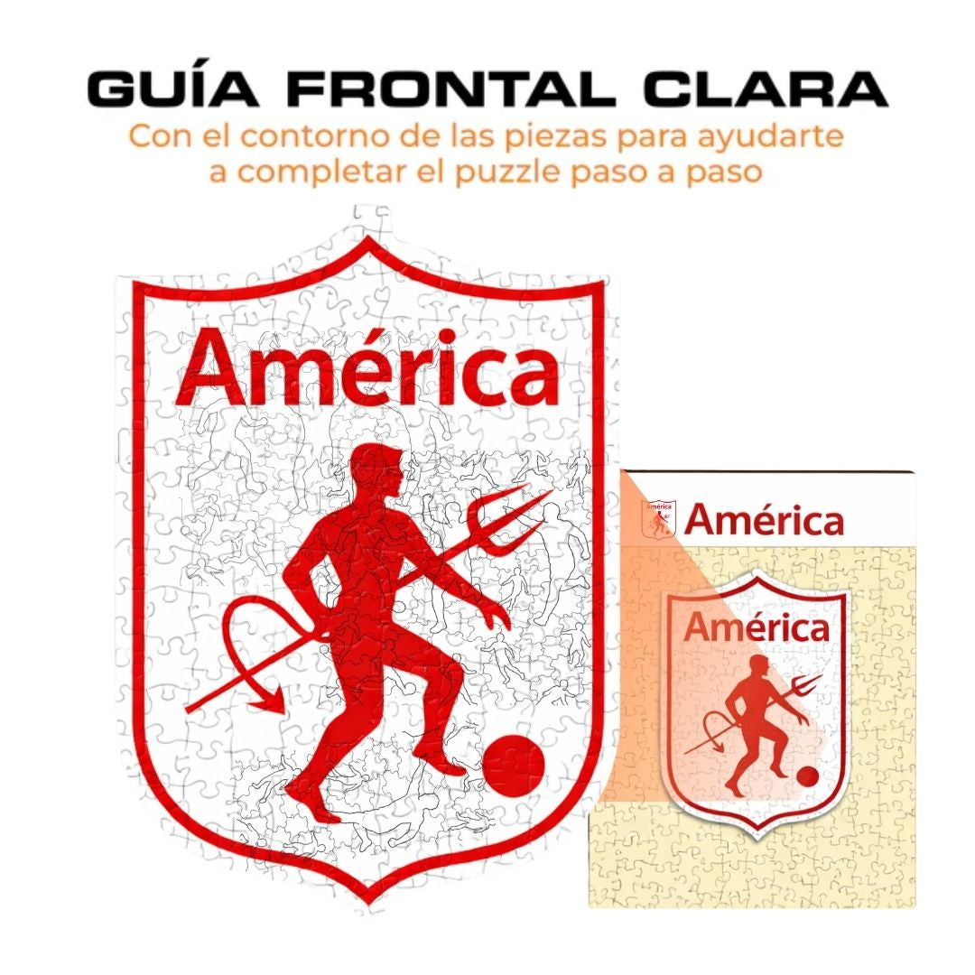 América de Cali- Rompecabezas de Madera