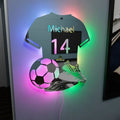 Lámina LED| En Forma De Camiseta Personalizada Tipo Espejo