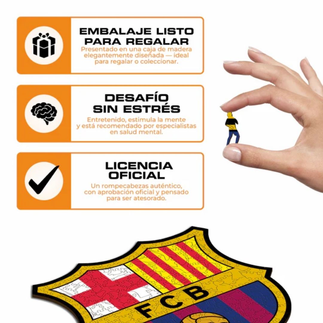FC Barcelona® - Rompecabezas de Madera