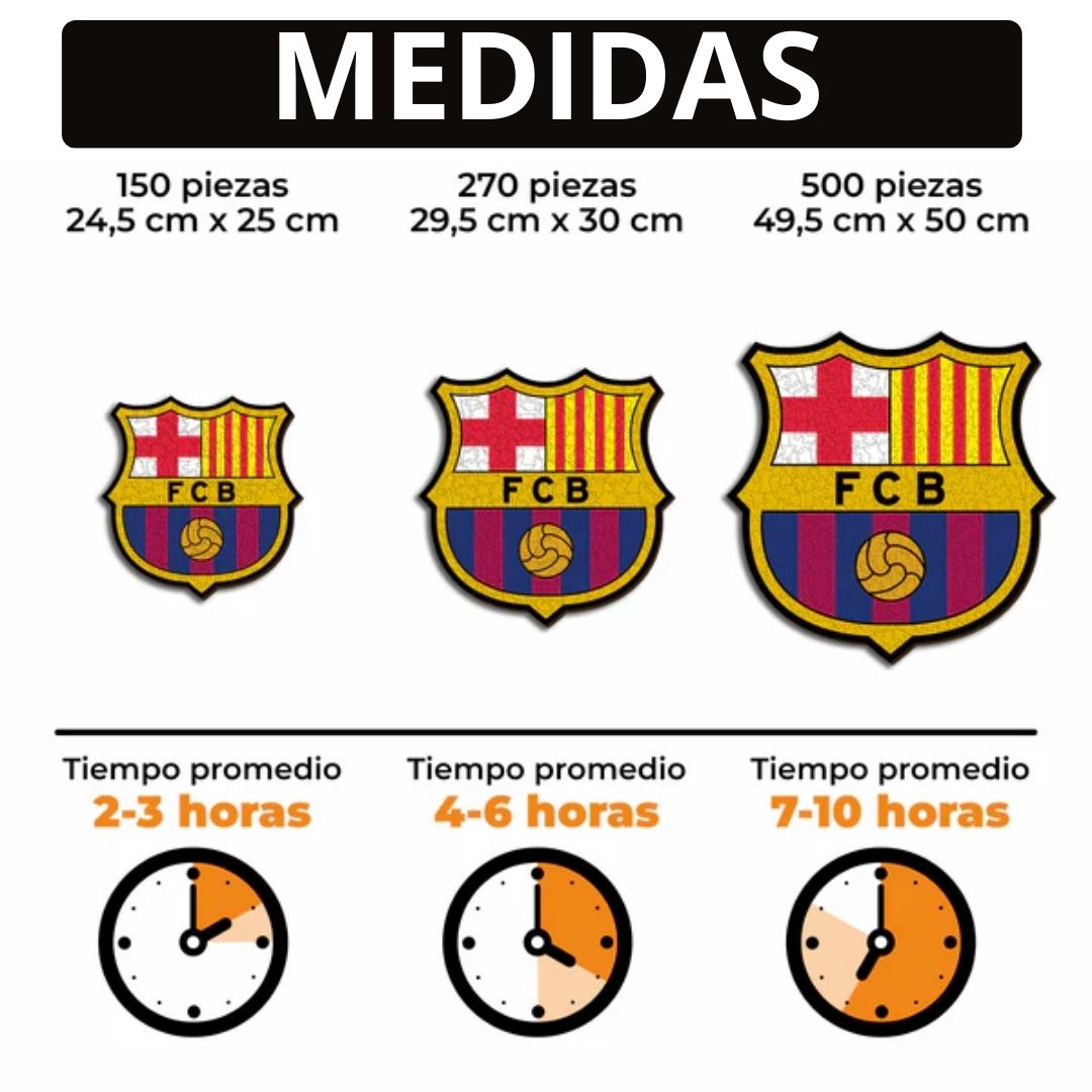 FC Barcelona® - Rompecabezas de Madera
