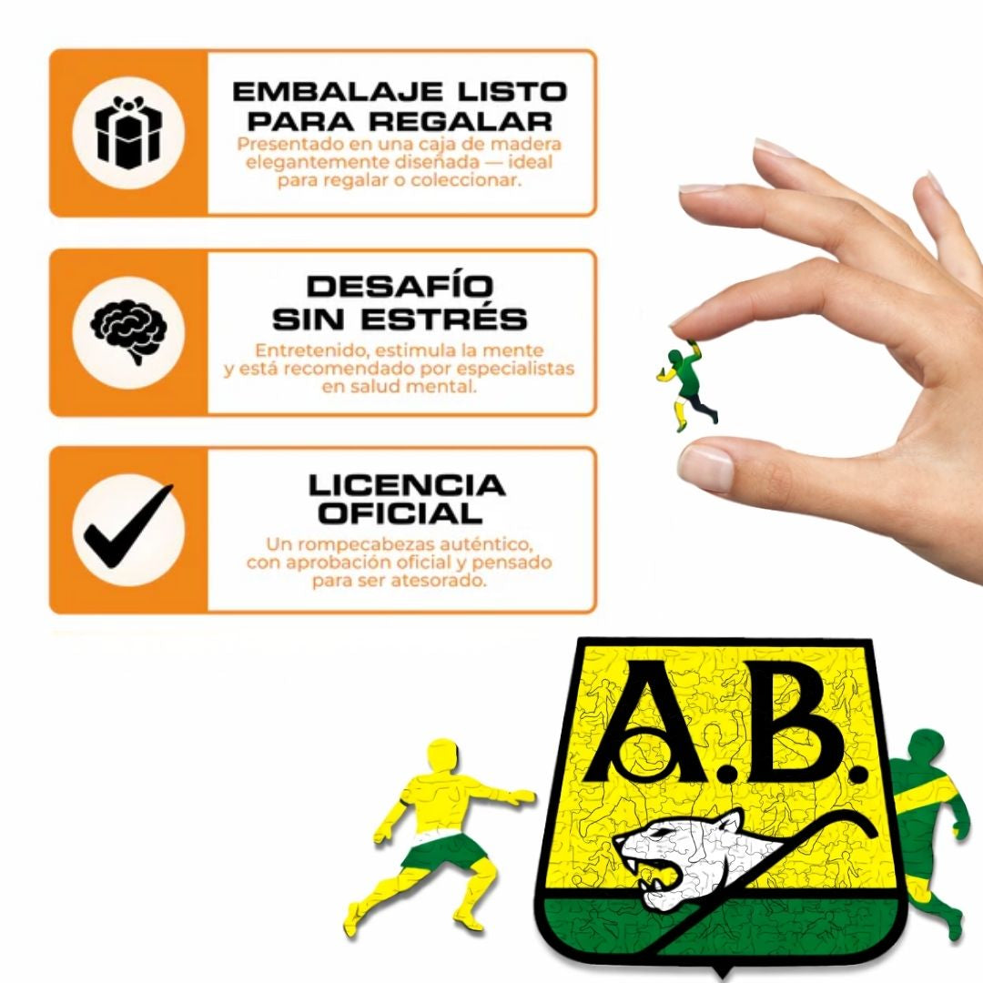 Atlético Bucaramanga - Rompecabezas de Madera