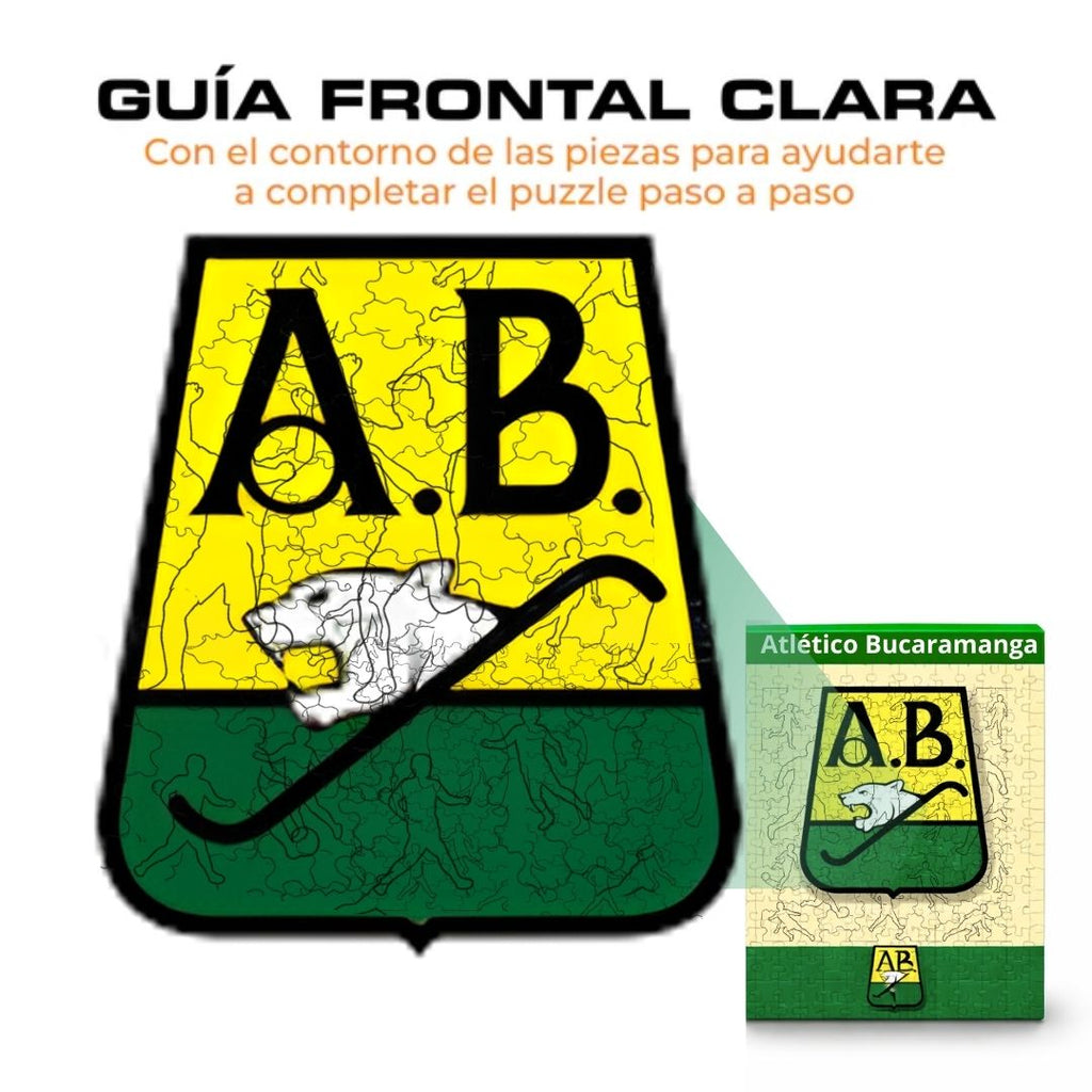 Atlético Bucaramanga - Rompecabezas de Madera