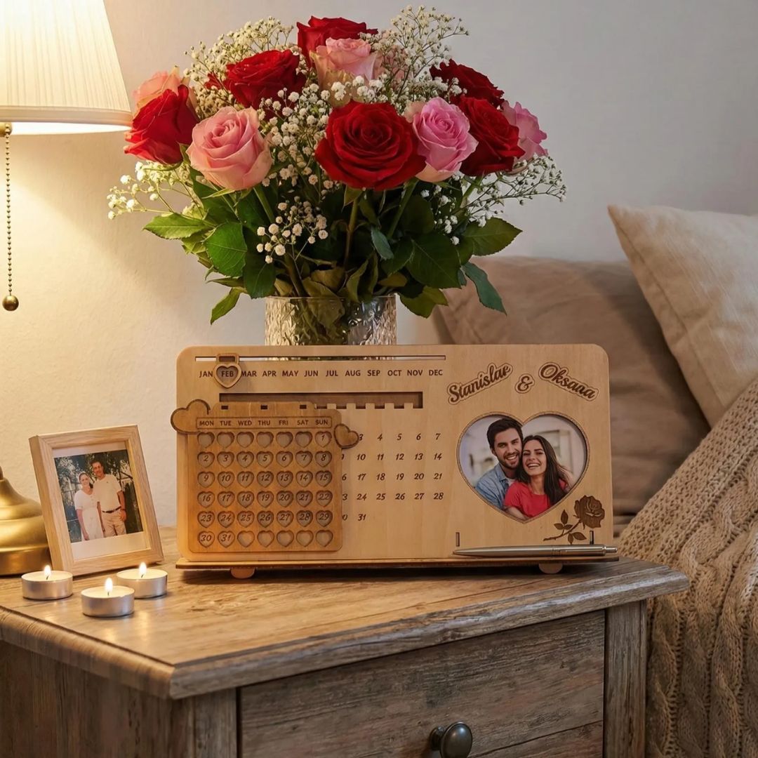 Calendario perpetuo personalizado con foto