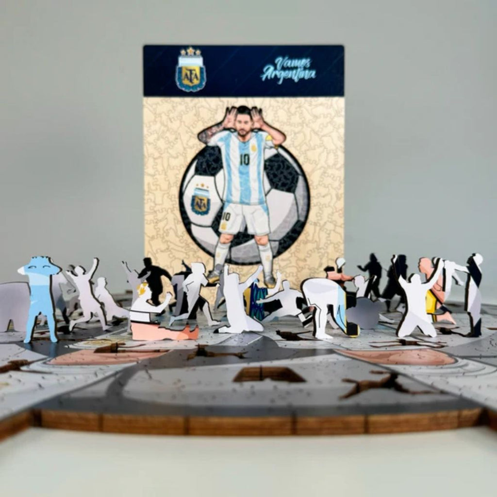 Lionel Messi- Rompecabezas de Madera