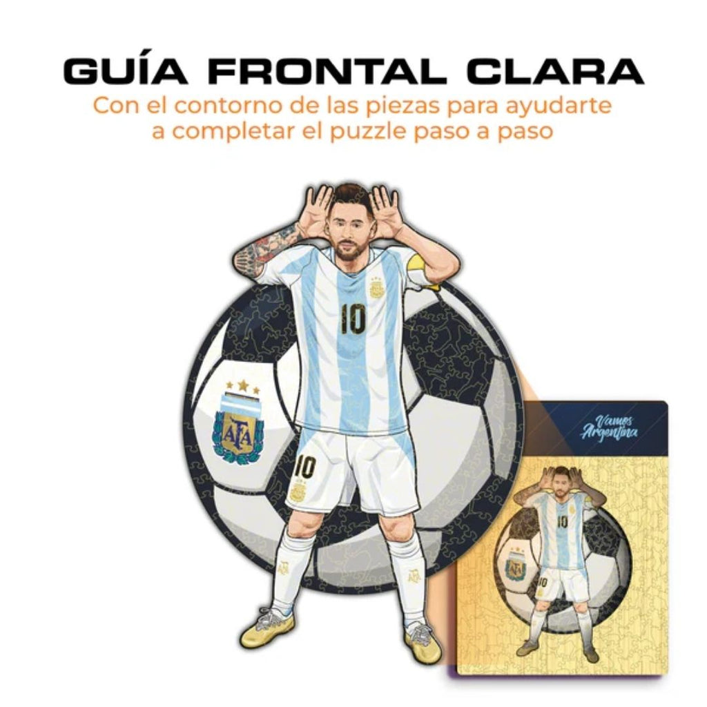 Lionel Messi- Rompecabezas de Madera