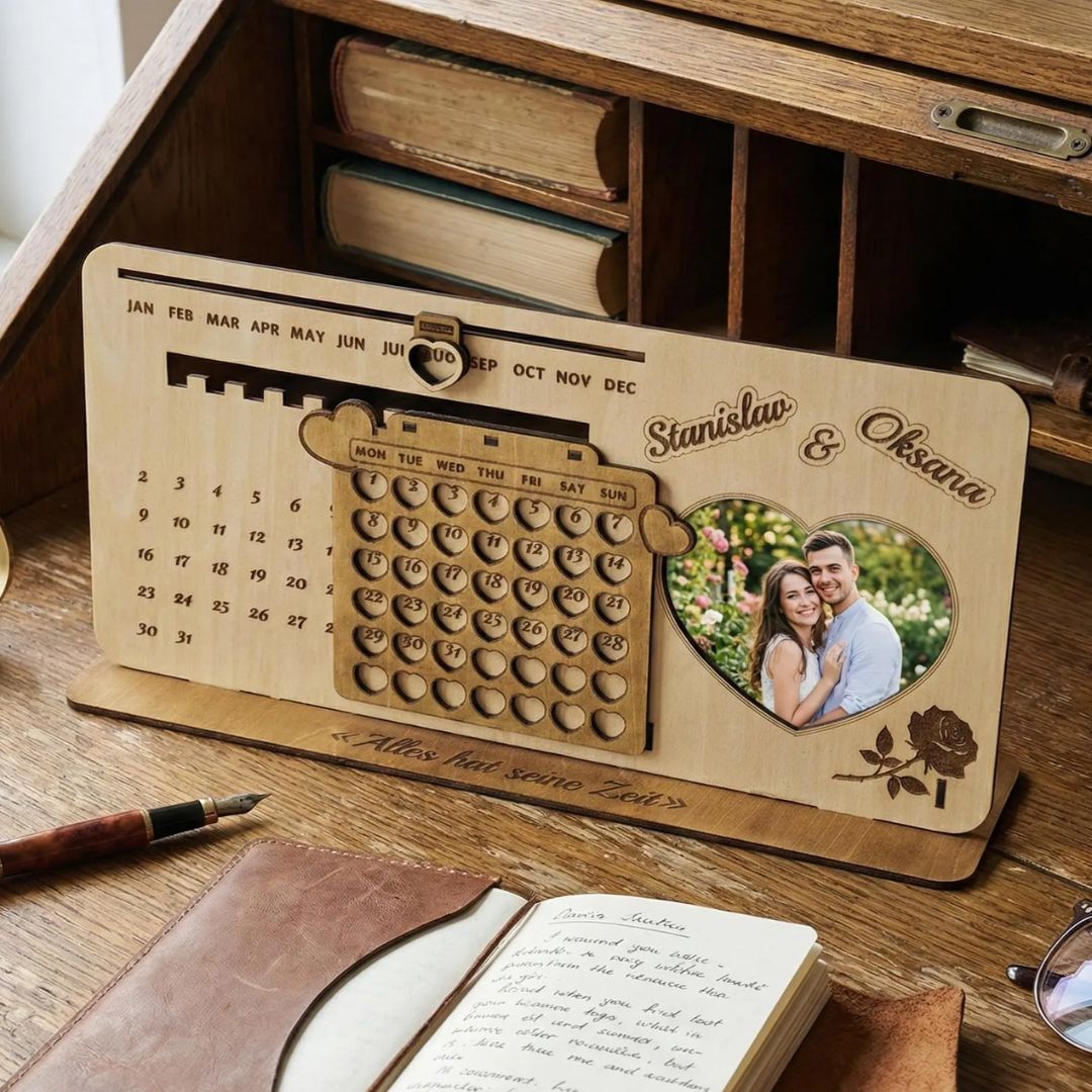 Calendario perpetuo personalizado con foto