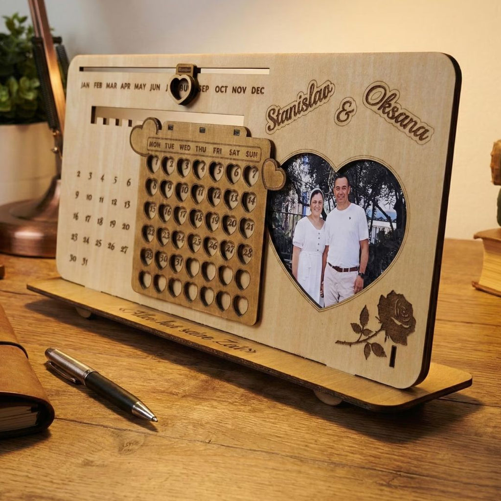 Calendario perpetuo personalizado con foto