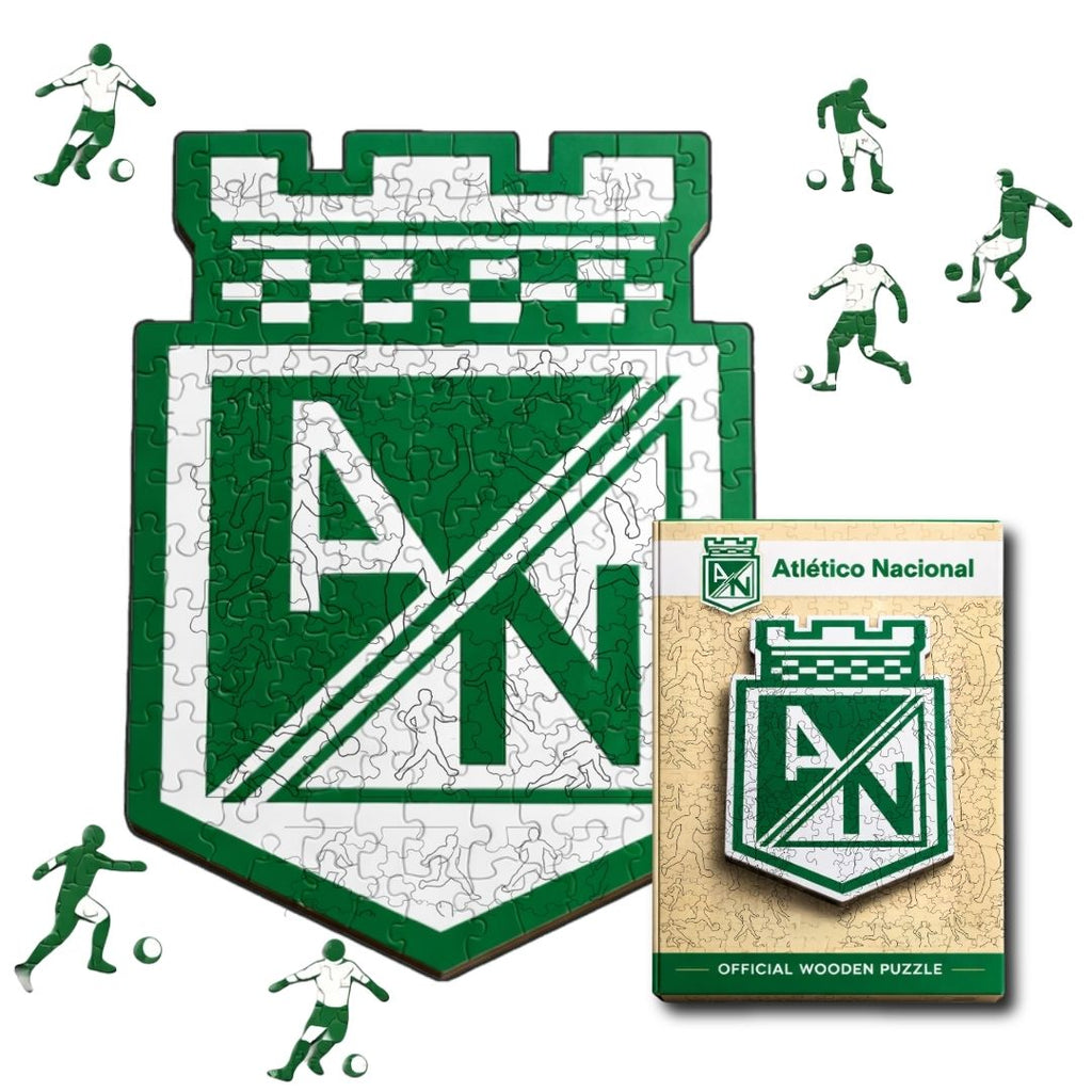 Atlético Nacional- Rompecabezas de Madera