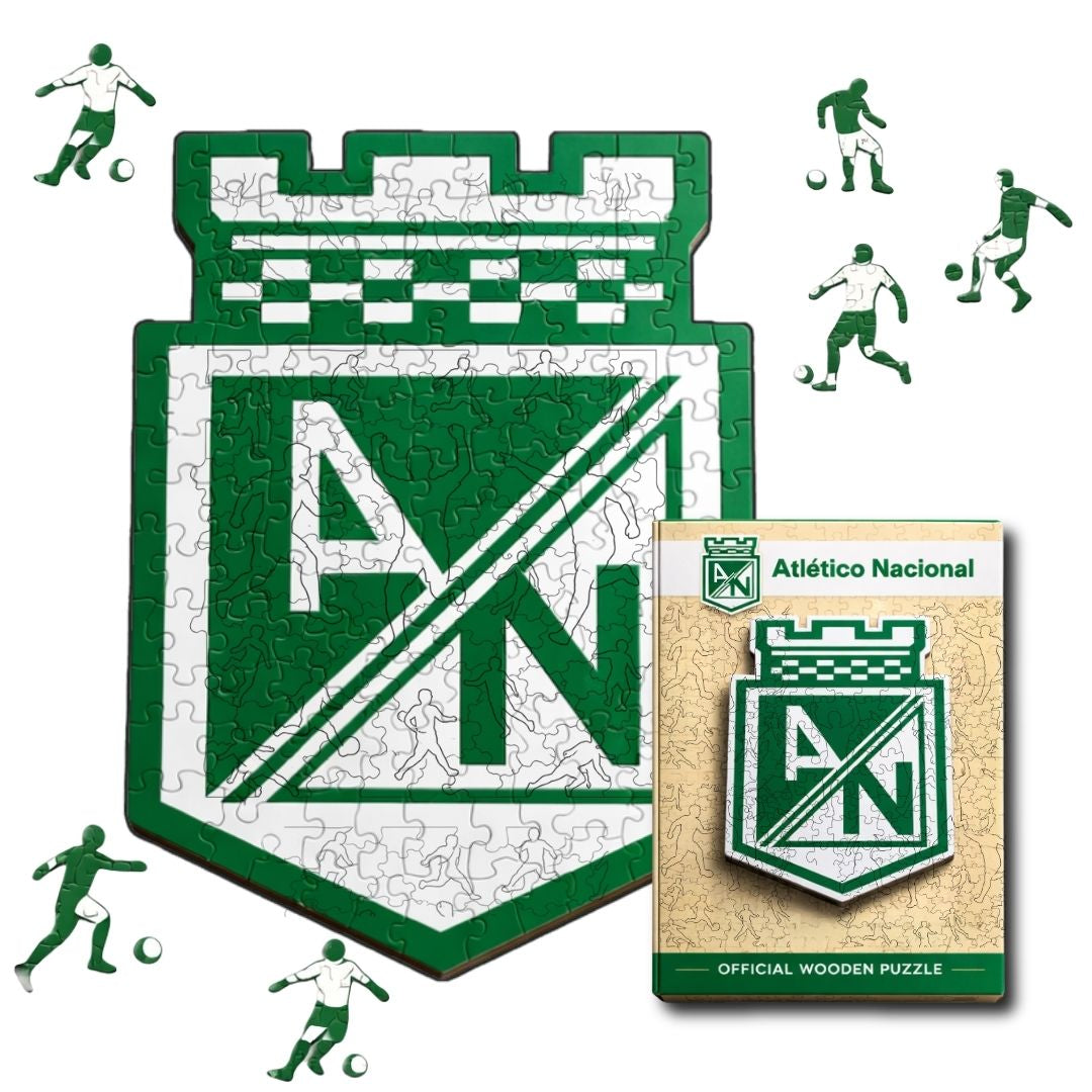 Atlético Nacional- Rompecabezas de Madera
